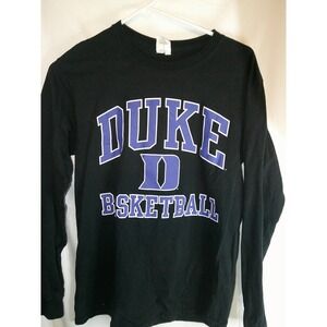 Gildan Duke Basketball Long Sleeve T-Shirt Blue Devils Black‎ Small